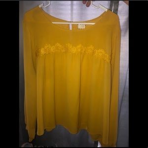 Yellow blouse